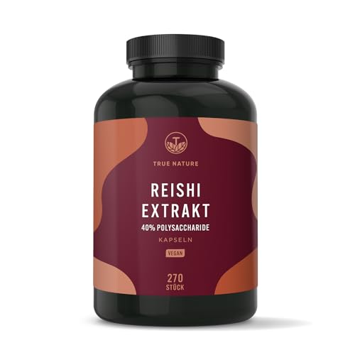 Reishi Pilz-Extrakt Kapseln - 270 vegane Reishi...