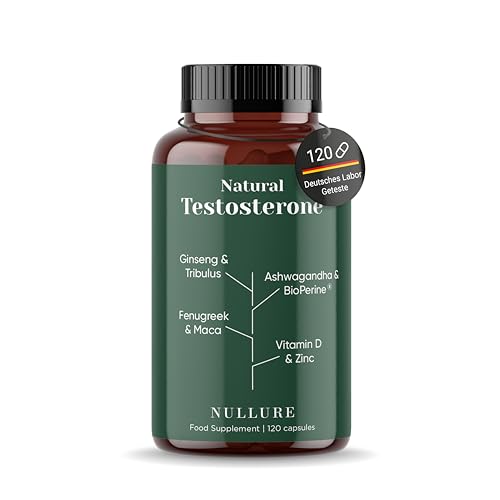 Testosteron Booster Nullure | Vegan | Ashwagandha...