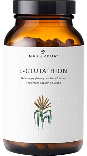 Naturkur® L-Glutathion 500 mg - 120 Kapseln im...