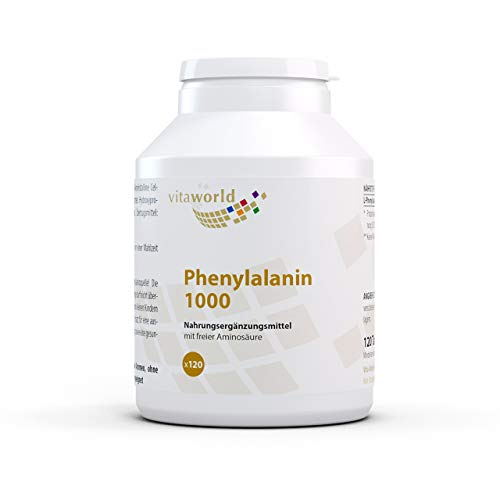 vitaworld Phenylalanin 1000 mg, Hochdosiert mit...