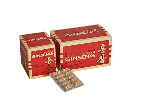 Koreanischer Reiner Roter Ginseng, 100 Kapseln, je...