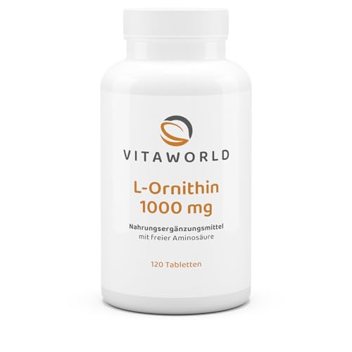 vitaworld L-Ornithin 1000 mg, Hochdosiert mit 1000...