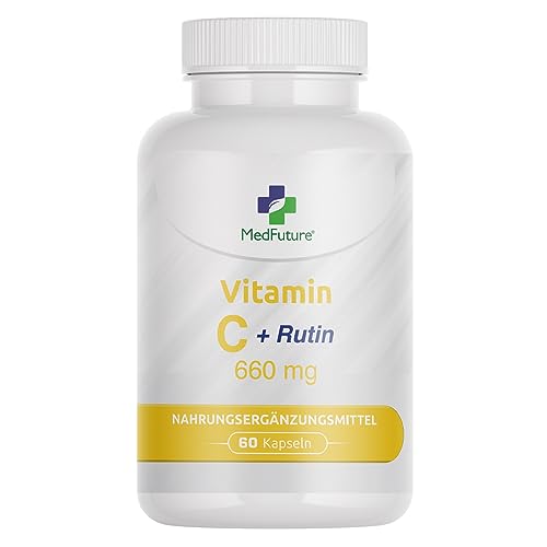 Vitamin C + Rutin 800 mg Kapseln - Magenfreundlich...