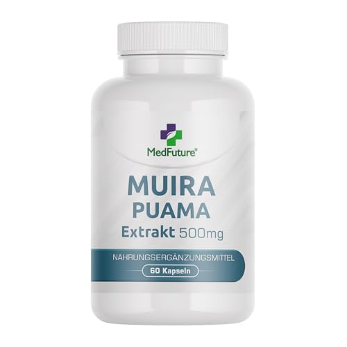 Muira Puama Extrakt 500mg 60 Kapseln Potenz Libido...