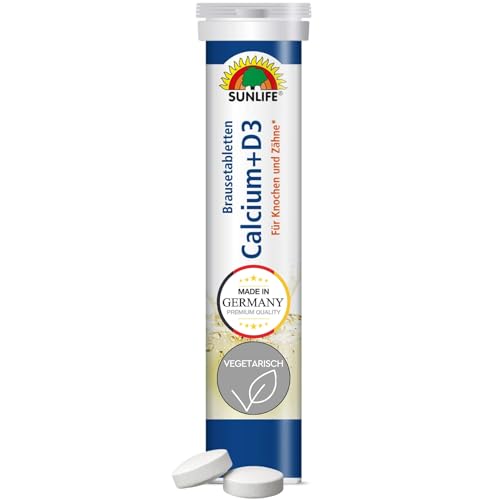 SUNLIFE Calcium+D3 Brausetabletten: Für Knochen...