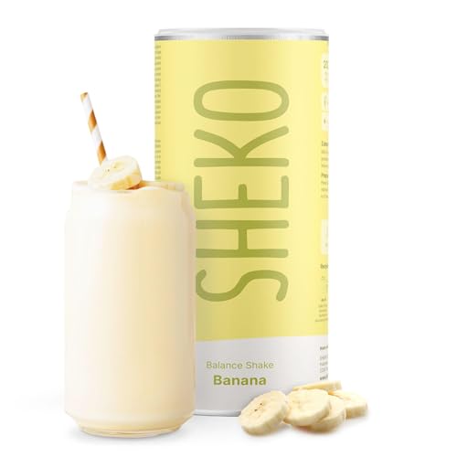 SHEKO Banane Mahlzeitersatz Shake - 25 cremige...