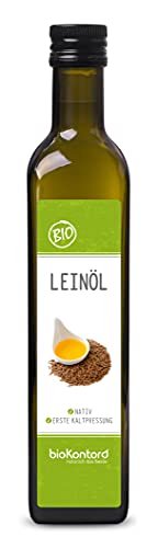 Leinöl BIO 500ml I nativ und kaltgepresst I...