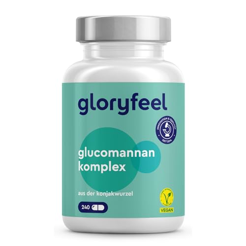 Glucomannan Kapseln - 4000 mg je Tagesdosis - 240...