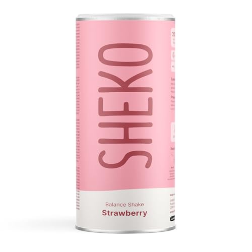 SHEKO Strawberry Erdbeere Mahlzeitersatz Shake -...