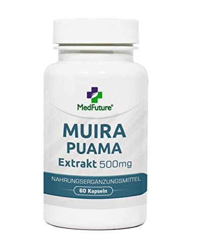 Muira Puama Extrakt 500mg 60 Kapseln Potenz Libido...