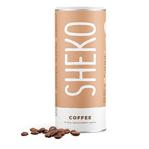 SHEKO Kaffee Mahlzeitersatz Shake - 25 cremige...