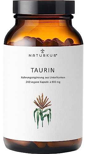 Naturkur® Taurin 900 mg - 240 Kapseln im...