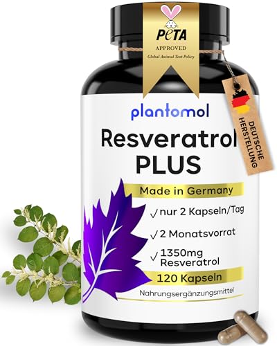 120 Resveratrol PLUS Kapseln mit 1350mg...