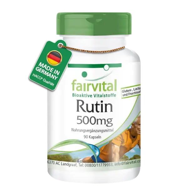 Fairvital | Rutin 500mg - 90 Kapseln - HOCHDOSIERT...