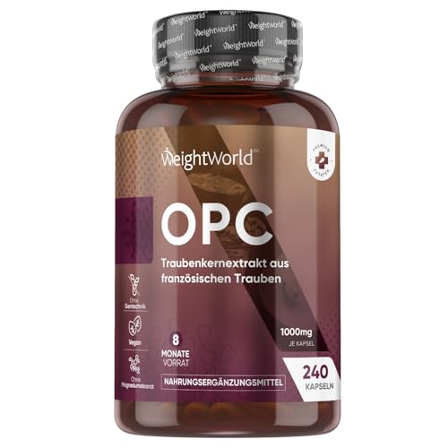 OPC Traubenkernextrakt - 240 Stücke - 1000mg...