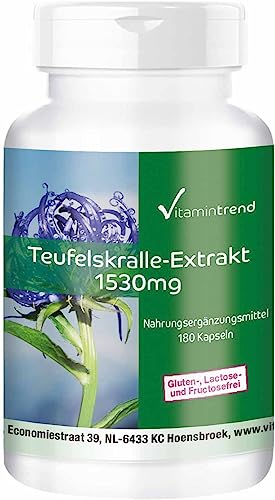 Teufelskralle Extrakt Kapseln 1530mg - 180 vegane...