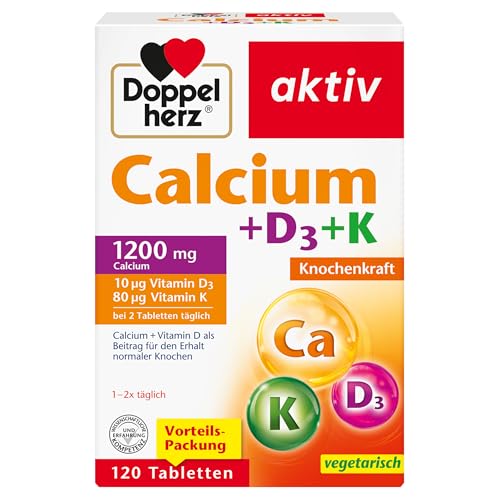 Doppelherz Calcium + Vitamin D3 – Mit Calcium...