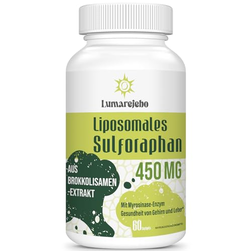 Liposomales Sulforaphan 450mg, Hochdosierte...