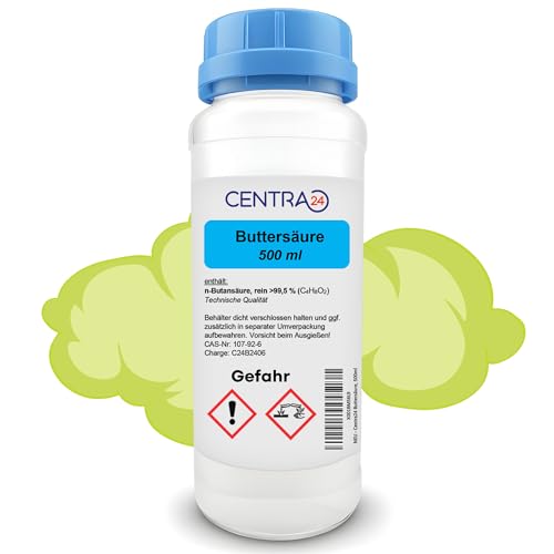Centra24 Buttersäure 500ml, 99,5%, n-Butansäure,...