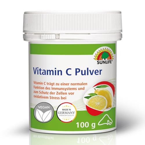 SUNLIFE Vitamin C Pulver hochdosiert 100 g -...