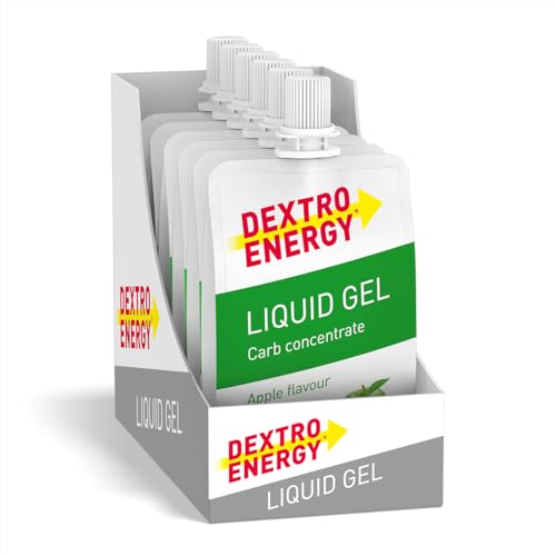 DEXTRO ENERGY LIQUID GEL APPLE - 6x60ml (6er Pack)...