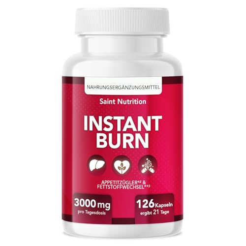 INSTANT BURN® Appetitzügler Kapseln – Abnehmen...