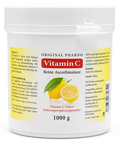 Vitamin C Pulver - Reine Ascorbinsäure -...