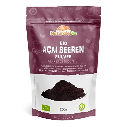 Bio Acai Pulver – 200 g gefriergetrocknetes...