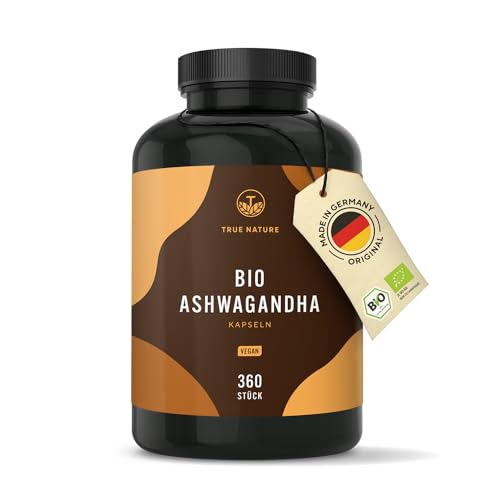 Bio Ashwagandha - 360 Kapseln (BIG PACK) -...