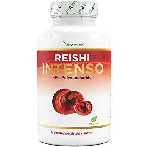 Reishi Pilz - 180 Kapseln - 1300 mg Extrakt pro...