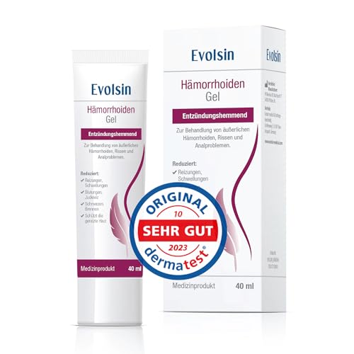 Evolsin® Hämorrhoiden Gel - gegen Brennen,...