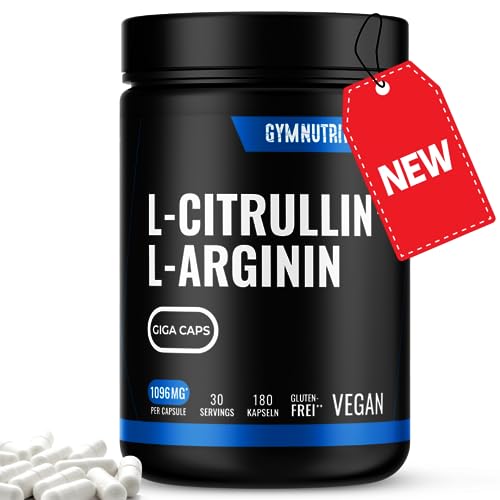 L-Arginin + L-Citrullin - 180 Kapseln -...