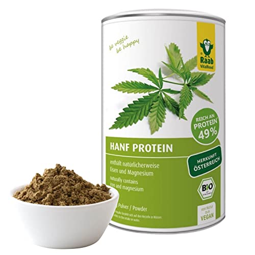 Raab Vitalfood Bio Hanf-Protein 500 g, rein...