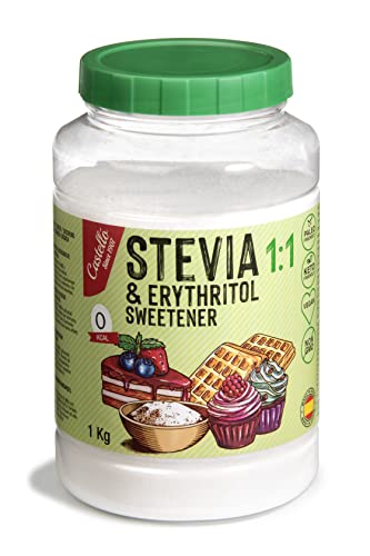 Stevia + Erythrit 1:1 Süßstoff | 1g = 1g Zucker...