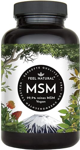 MSM Tabletten - 2000mg MSM (Methylsulfonylmethan)...