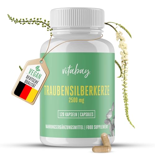 Vitabay Traubensilberkerze 2500mg Hochdosiert 120...