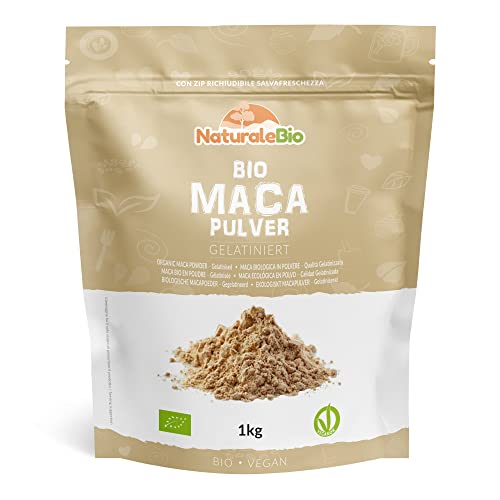Maca Pulver - 1kg Bio Maca Pulver - Natürlich und...