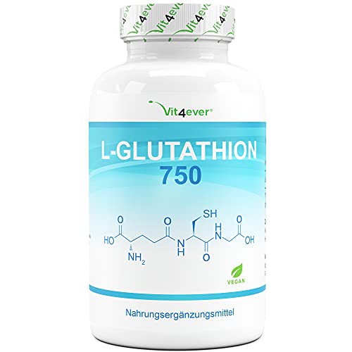 L-Glutathion mit 750 mg je Kapsel - Premium:...