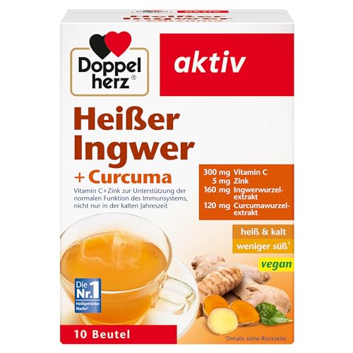 Doppelherz Heißer Ingwer + Curcuma – Vitamin C...