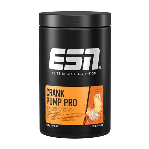 ESN Crank Pump Pro, Peach Iced Tea, 450 g, Pre...