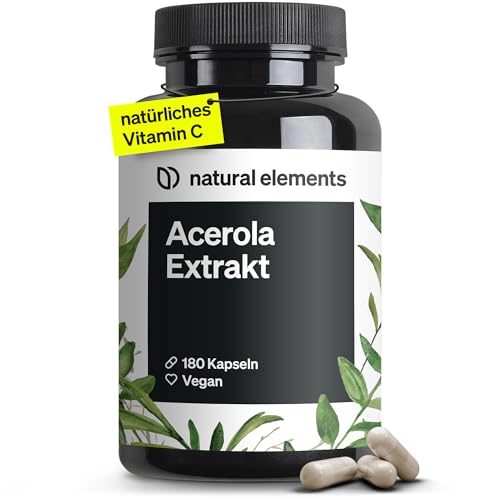 Acerola Extrakt mit Vitamin C – hochdosiert,...