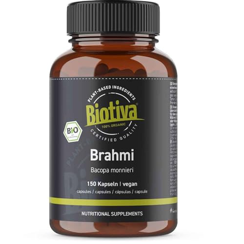 Brahmi Kapseln Bio - 150 Kapseln - 500mg pro...