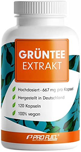 Grüntee Extrakt 120x Grüner Tee Kapseln - 1333...