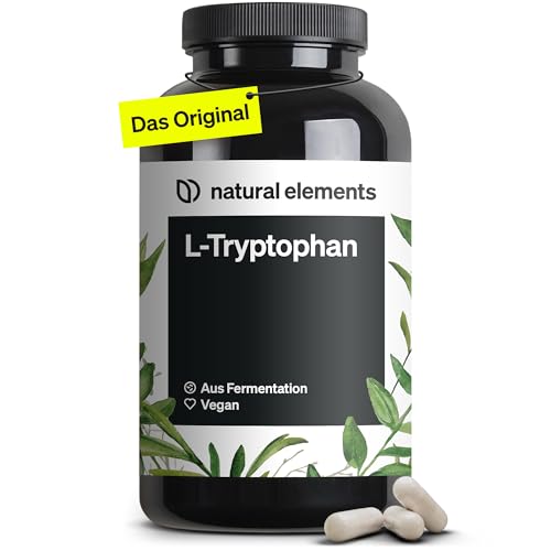 L-Tryptophan - hochdosiert mit 500mg je Kapsel -...