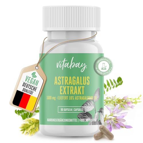 Vitabay Astragalus Extrakt | 90 vegane Kapseln |...