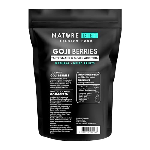 Nature Diet - Goji Beeren 1000 g | Getrocknete...