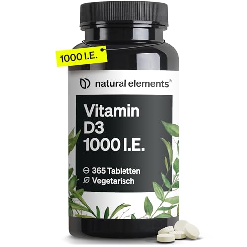 Vitamin D3 1000 I.E. – 365 Tabletten im...