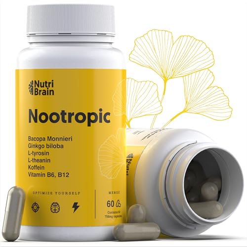 NutriBrain - Opti-Formel Nootropic Brain Booster -...