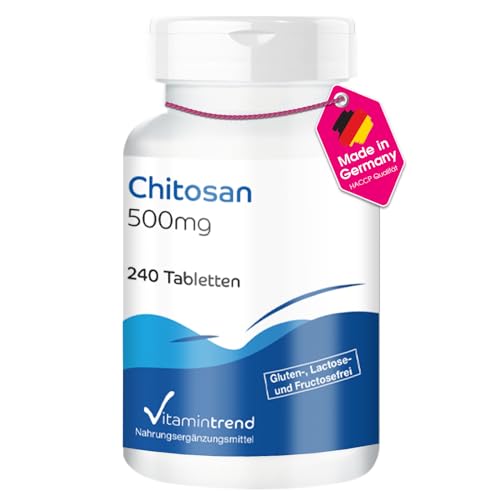 Chitosan 500mg - 240 Tabletten - Fettblocker -...