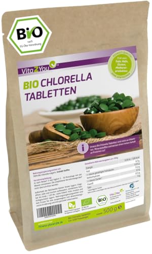 Vita2You Bio Chlorella Tabletten | 400mg pro...